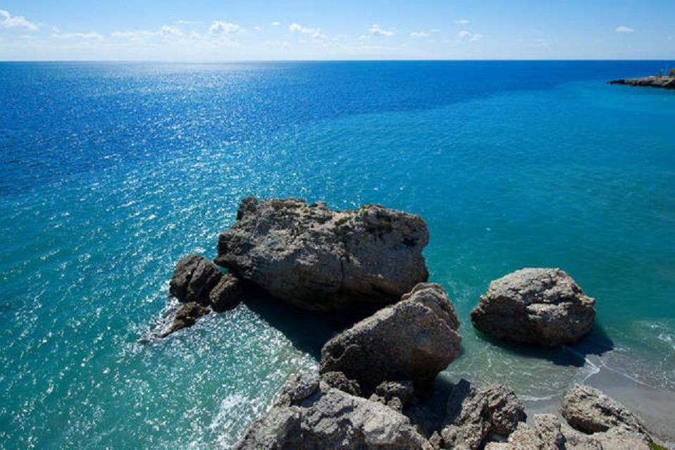 Apartamento Vista Mar Frontal Garaje Y Wifi Torrox Exteriér fotografie